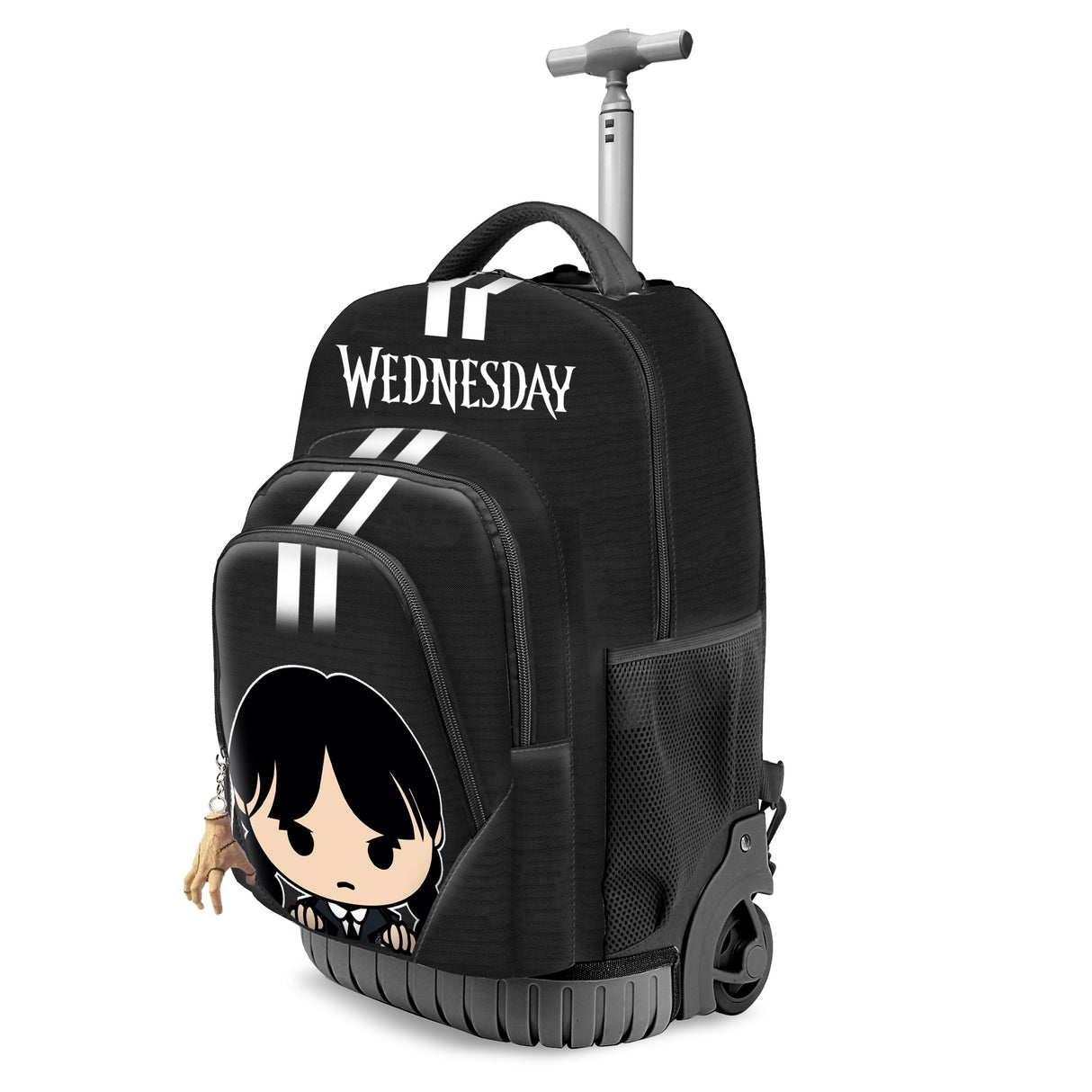 Wednesday Miércoles Cute-Mochila Trolley GTS Fan, Gris, 32 x 47 cm, Capacidad 39 L