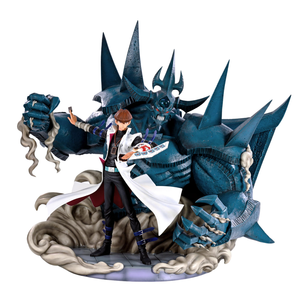 PLASTOY : YU-GI-OH - Figura DE Resina - SETO KAIBA & Obelisk The Tormentor