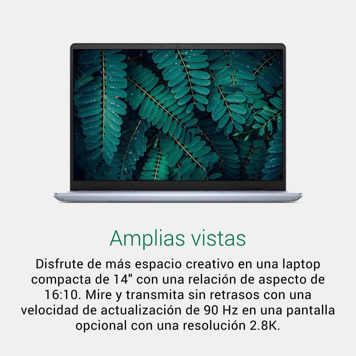 Dell Inspiron 14 Plus 7440 Ordenador Portátil de 14'' de 2.8K, Intel Core Ultra 7, Intel ARC Graphics, 32GB RAM, 1TB SSD, Fingerprint Reader, Windows 11 Home, Teclado QWERTY Español, Ice Blue