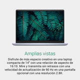 Dell Inspiron 14 Plus 7440 Ordenador Portátil de 14'' de 2.8K, Intel Core Ultra 7, Intel ARC Graphics, 32GB RAM, 1TB SSD, Fingerprint Reader, Windows 11 Home, Teclado QWERTY Español, Ice Blue