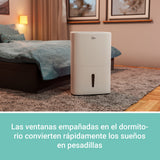Deshumidificador SUNTEC DryFix 50 select APP - Para habitaciones de hasta 180 m2 o 450 m3 - con control por app - Deshumidificador de habitaciones Smart Home con deshumidificación de 50 l/día