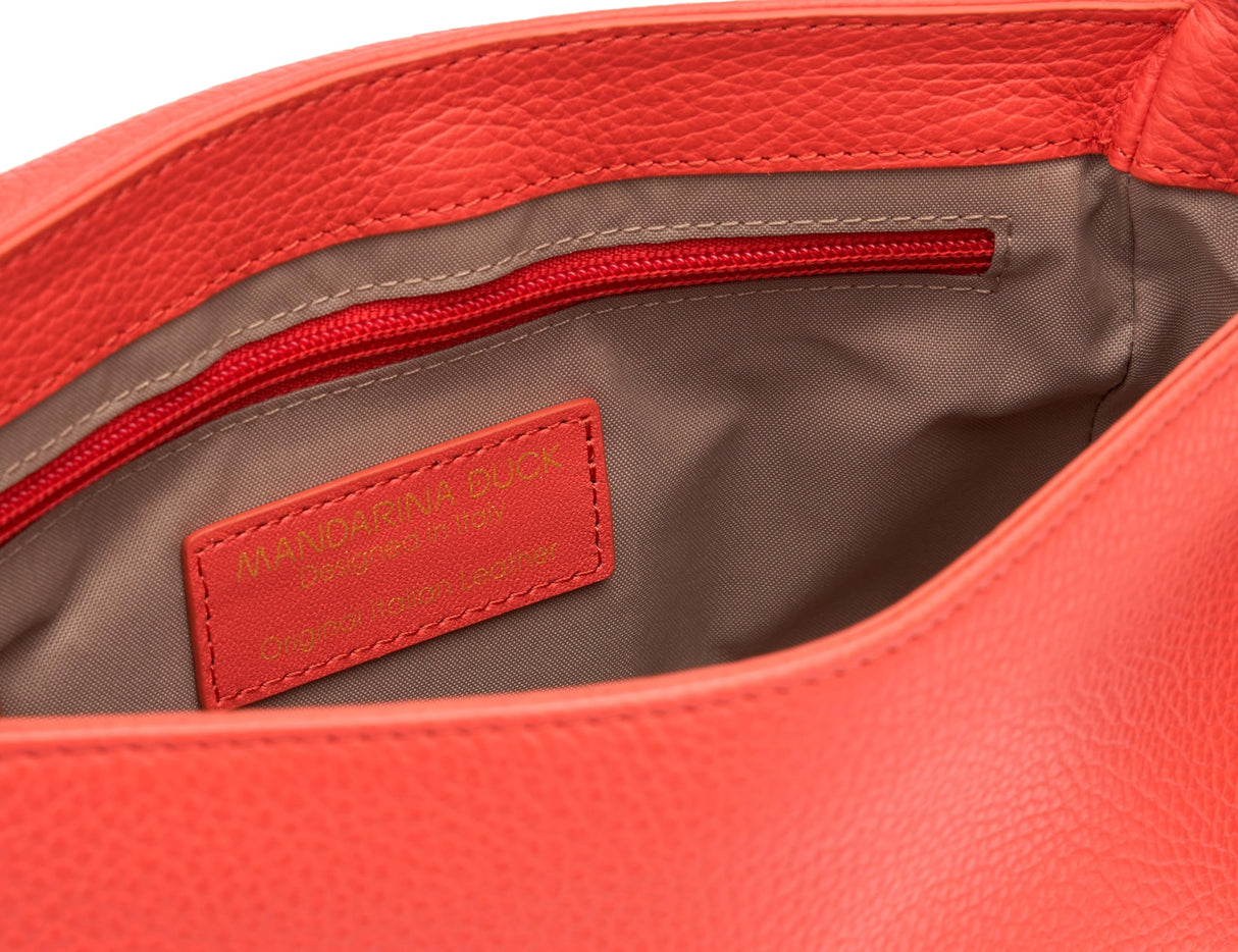 Mandarina Duck Mellow Leather, Mochila para Mujer, Cayenne 47, Talla única