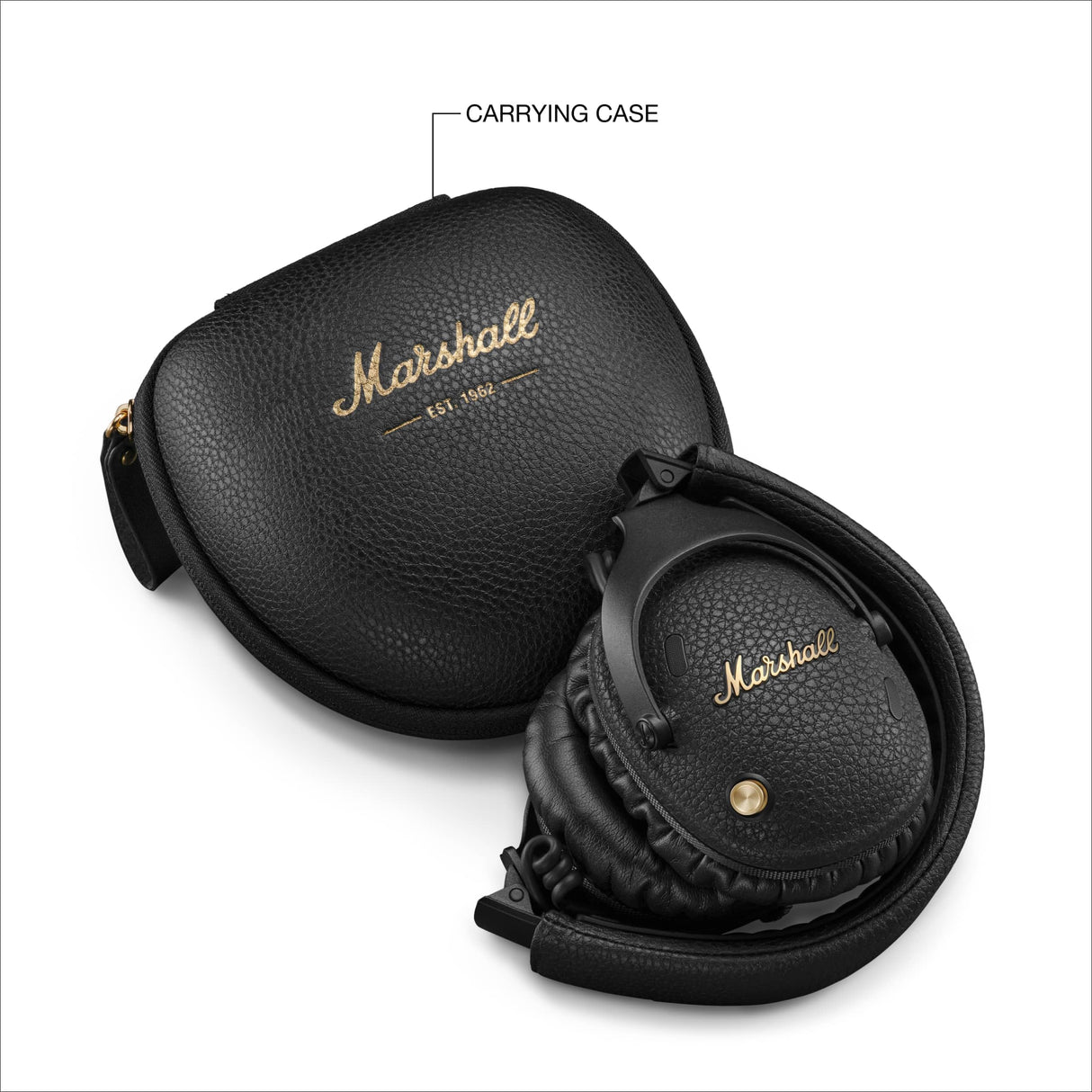 Marshall Monitor III ANC Auriculares con Cancelación Activa de Ruido, Inalámbricos Bluetooth, 70 Horas de Reproducción - Negro