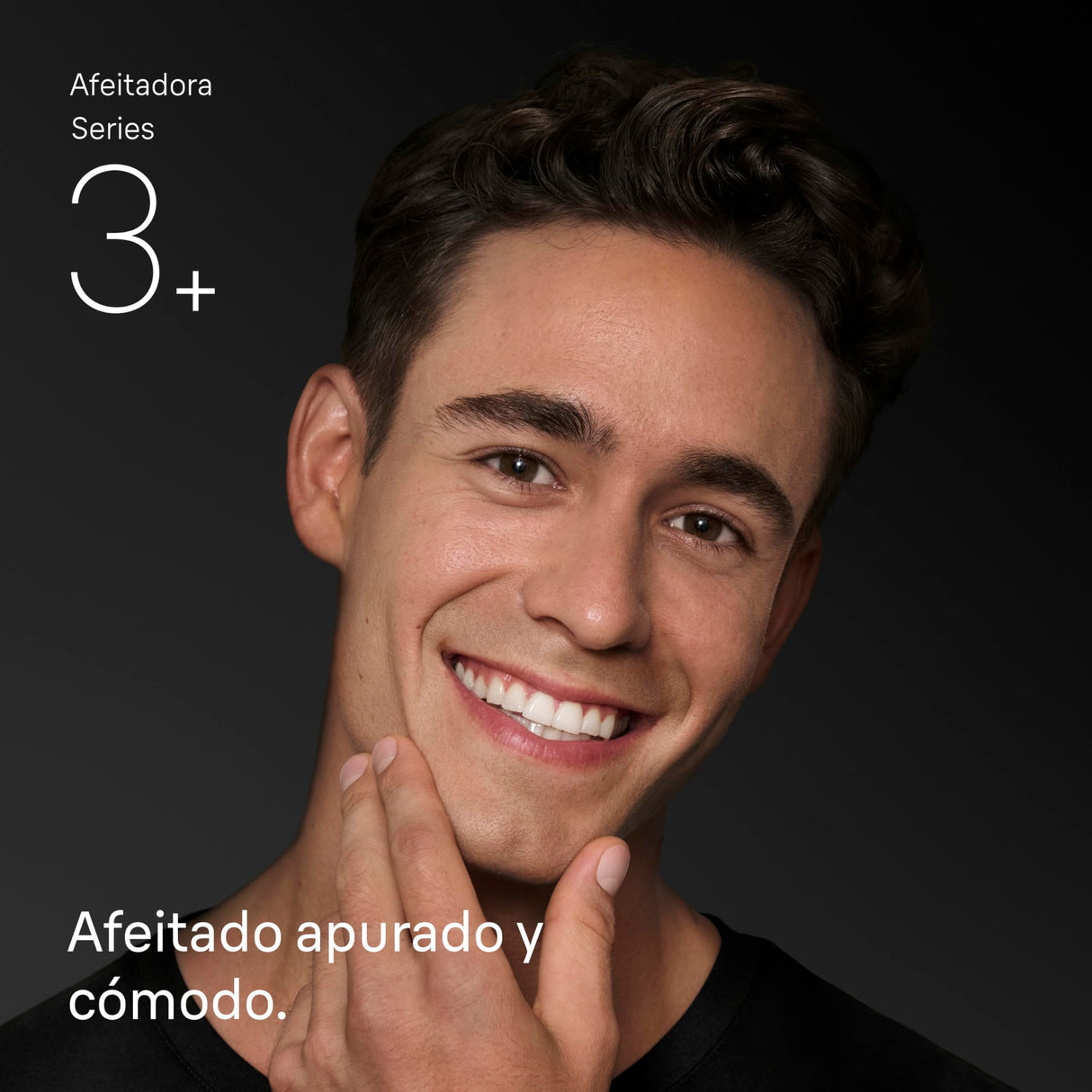 Braun Afeitadora Eléctrica Hombre Series 3 ProSkin 3040s, Máquina De Afeitar Barba En Seco Y Mojado, Cabezal De Precisión, 45 Min De Uso, Recargable, Peine MicroComb Para Un Afeitado Suave, Negro/Azul