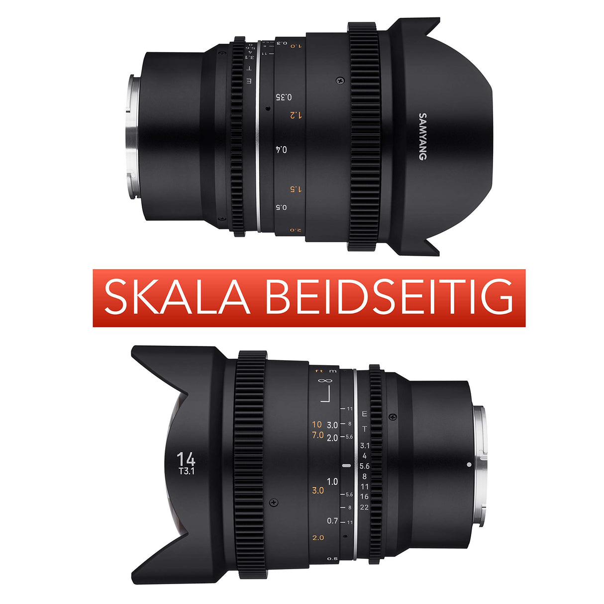 Carretes y Accesorios Marca Samyang Modelo MF 14mm T3,1 VDSLR MK2 Canon RF