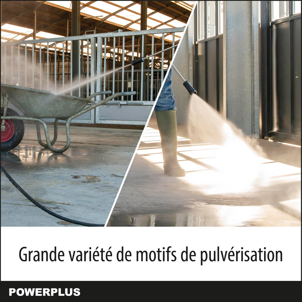 Powerplus Lavadora eléctrica de Alta presión POWXG90426 - [5620] Limpiador de Exterior, función de Arranque/Parada, presión máxima de 195 Bar y Temperatura de 50 °C, Manguera de 8 m y Accesorios