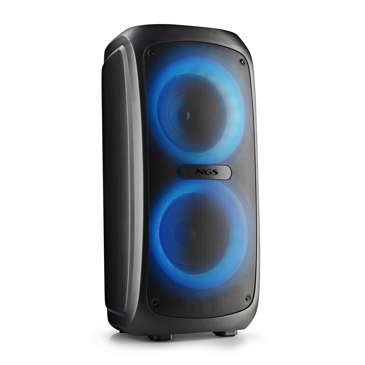 NGS Wild Temper Altavoz Portátil Inalámbrico con Batería Bluetooth/USB/AUX IN 200W Negro