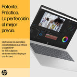 HP 15-fc0239ns - Ordenador portátil de 15.6" FHD (AMD Ryzen 7-7730U, 16 GB RAM, 1TB SSD, AMD Radeon Graphics, Sin Sistema operativo) Plata y Azul - Teclado QWERTY Español