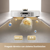 Robot Aspirateur Laveur MOVA V50 Ultra Complete -Puissance 24 000 Pa - Lavage Thermique des sols avec systeme DuoSolution