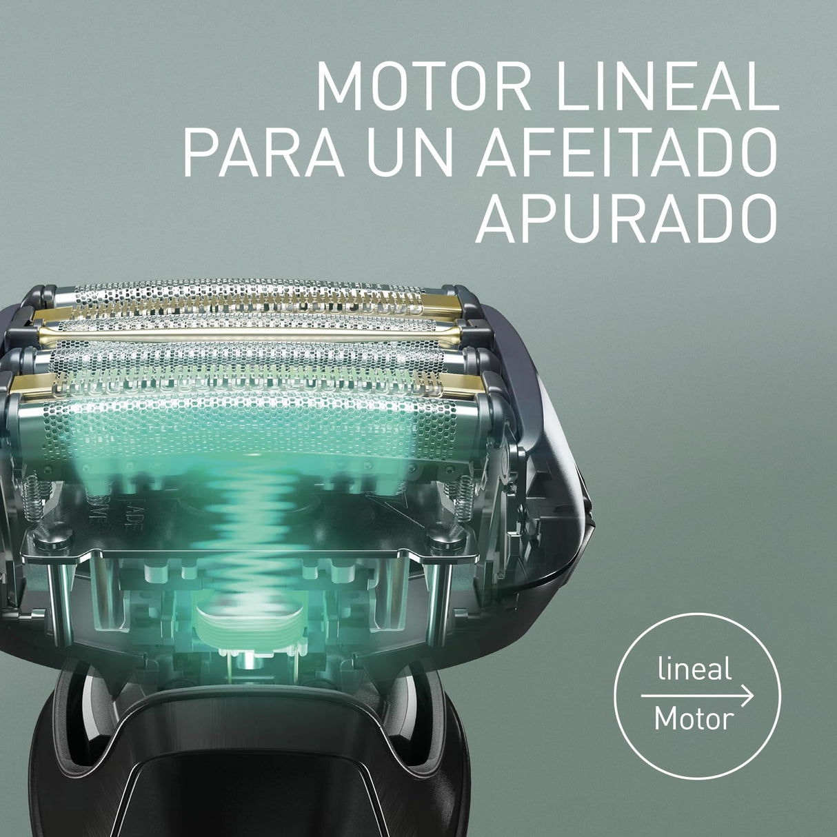 Panasonic Series 900+ ES-LS9A Afeitadora Eléctrica De 6 Hojas En Seco Y Húmedo Para Hombres, Afeitadora Eléctrica Con Sensor De Barba Sensible, Limpieza Automática Y Sistema De Carga