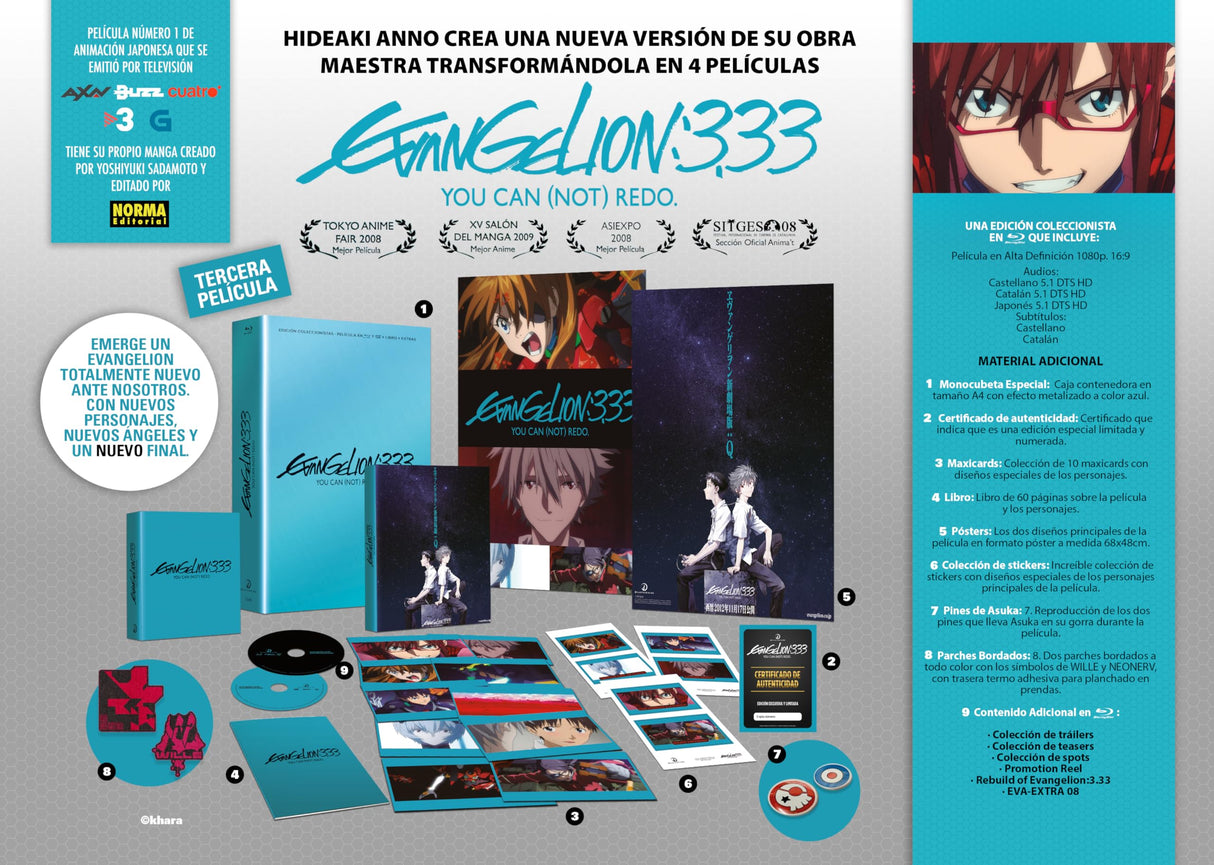 Evangelion 3.0 You can (Not) Redo [Bluray] Edición Collectionista [Blu-ray]