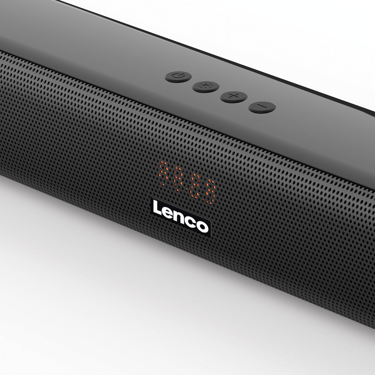Lenco SB-042LEDBK - Barra de Sonido Bluetooth® de 85 cm con HDMI (ARC) y animación de luz LED - Negro
