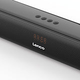 Lenco SB-042LEDBK - Barra de Sonido Bluetooth® de 85 cm con HDMI (ARC) y animación de luz LED - Negro
