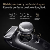 Braun Recortadora De Barba Series 9 BT9545, +11 Accesorios Para Barba, 52 Longitudes, ProBlade, Cromo