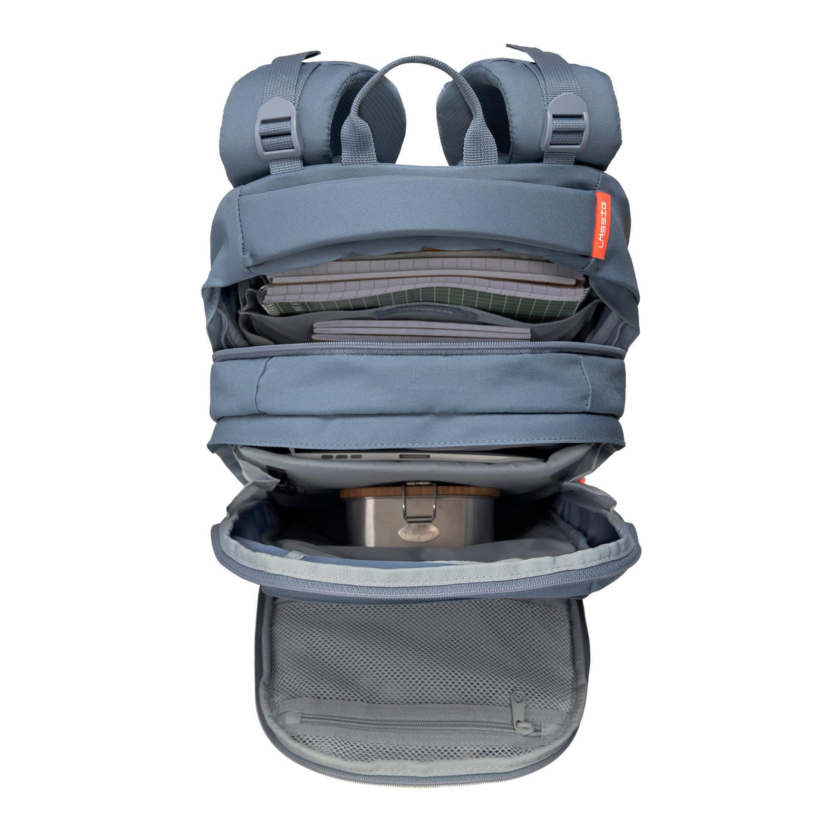 Lässig Cartera, Luggage Unisex Kids, Azul, Talla única