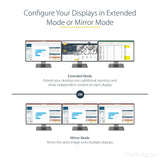 StarTech.com Adaptador Multimonitor de 3 Puertos, Divisor Splitter de Vídeo DisplayPort a 3x HDMI, Hub MST DP a HDMI -1080p Triple, Modo Extendido o Clonado, Windows Solamente (MSTDP123HD)