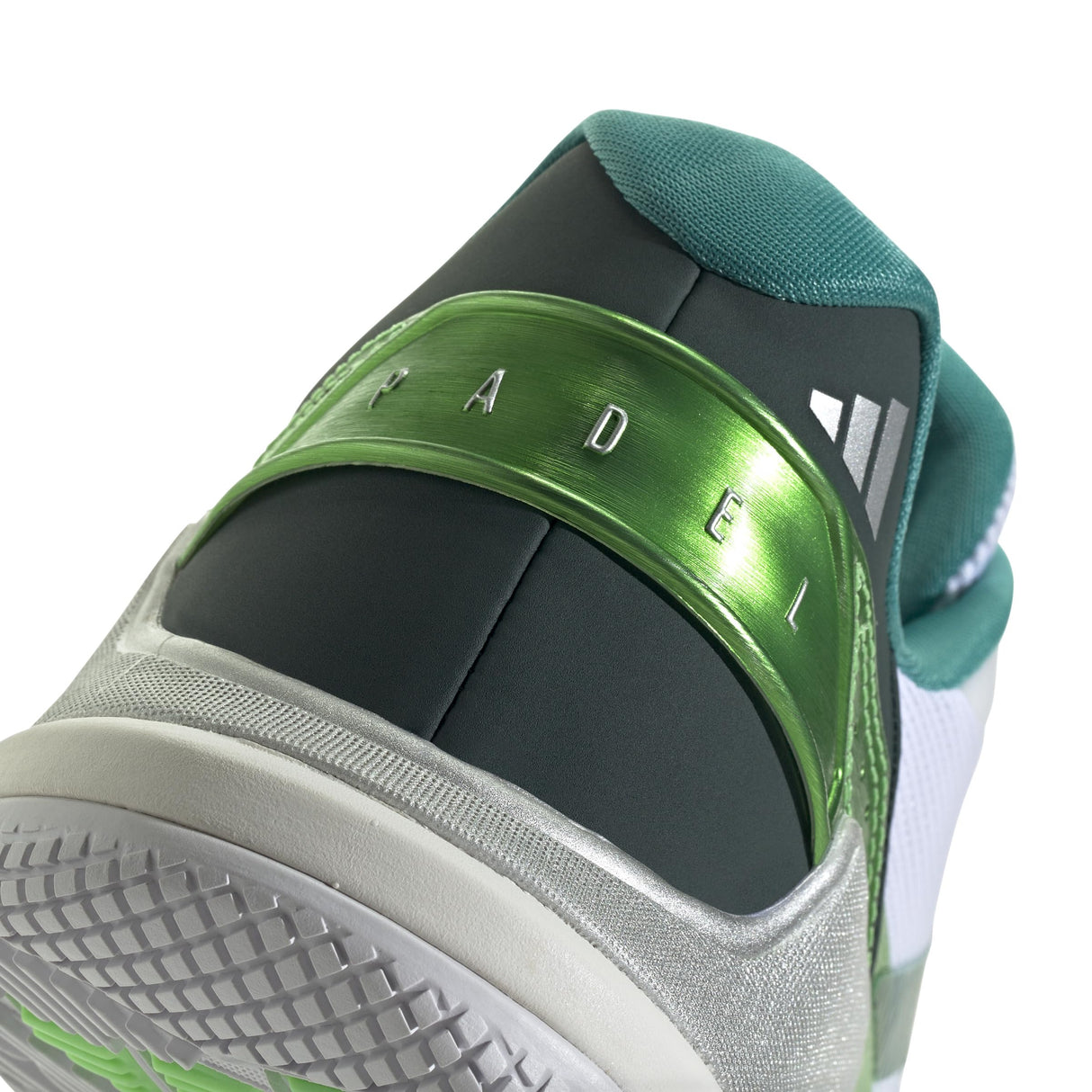 adidas Hombre Crazyquick Lightstrike Padel Shoes, Cloud White/Aurora Ivy/Lime Burst, 43 1/3 EU