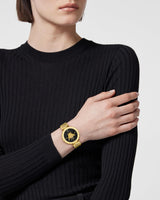Versace Reloj Analógico para Mujer'S de Cuarzo Suizo con Correa en Acero Inoxidable VE9D00424