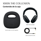 Sony 1000X The COLLEXION Auriculares inalámbricos de Lujo Bluetooth con Noise Cancelling Premium, Sonido Hi-Res Estudio; 360 Upmix, con Estuche para Viajes, Negro, Nuevo Modelo