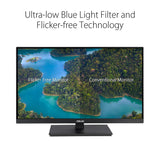 ASUS VA27EQSB - Monitor Eye Care (27 Pulgadas, Full HD, IPS, sin Marco, 75 Hz, Adaptive-Sync, luz Azul de Baja Intensidad, antiparpadeo, diseño ergonómico, Puede montarse en la Pared)