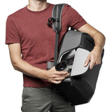 Lowepro Flipside BP 400 AW III Mochila para Cámara Sin Espejo y DSLR - gris oscuro - acceso posterior - acceso lateral - Divisores Ajustables - para Cámaras como Sony α7 - LP37353-PWW