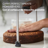 Kenwood KWSD100 Decorating - Juego de repostería, bandeja para tartas de acero inoxidable, espátulas, bolsa y manga para decoración de acero inoxidable