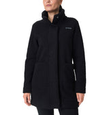 Columbia - Chaqueta larga Panorama para mujer, Negro, XXL