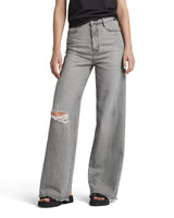 G-Star para Mujer Jeans Deck 2.0 High Loose, Gris (Faded Ripped Aerosol D23591-D490-G669), 32W / 34L