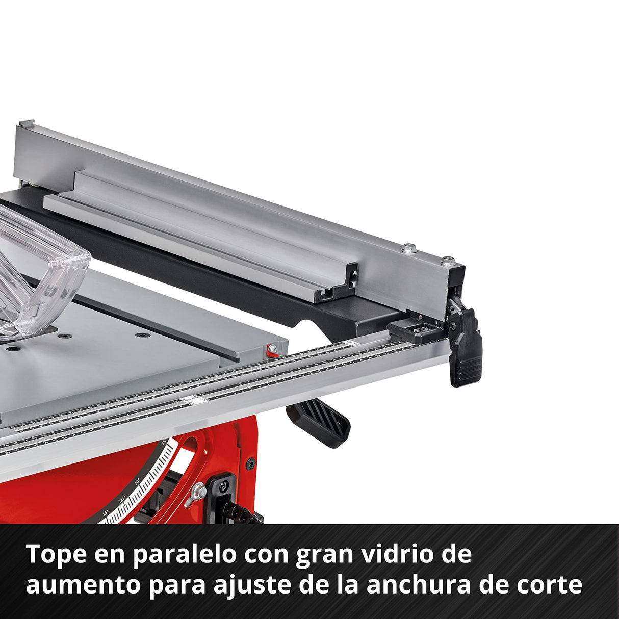 Einhell Sierra de mesa circular con batería TE-TS 36/210 Li-Solo Power X-Change (36 V, iones de litio, Ø210 x Ø30 mm hoja, ampliación de mesa, incl. tope angular, sin batería ni cargador)