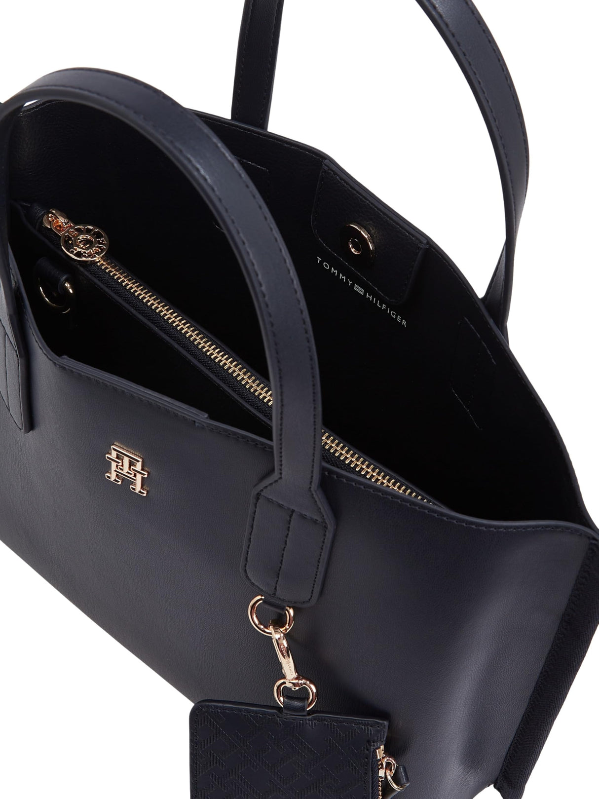 Tommy Hilfiger Bolso Tote Mujer Distinct Mini pequeño, Azul (Space Blue), Talla Única