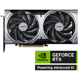 MSI NVIDIA GeForce RTX 5070 12G Ventus 2X OC GDDR7 192bit Tarjeta gráfica para Juegos, Boost Clock hasta 2557 MHz, PCIe Gen 5, DLSS 4, DP 2.1 x 3, HDMI 2.1 x 1, SFF Ready