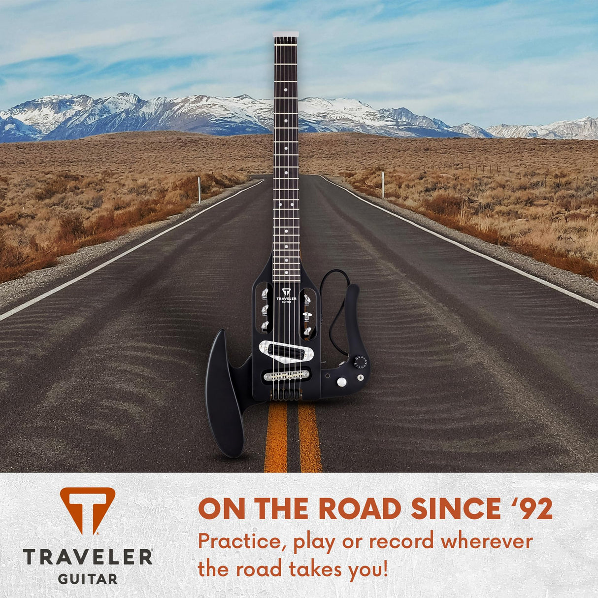 Traveler Guitar Pro-Series Mod-X Guitarra eléctrica, negro mate (PSM BKM)