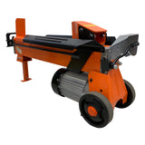 Forest Master 7 toneladas de Potente Separador de Madera eléctrico Duocut Banco de Trabajo con Cuchillas y Rejilla de protección FM10D-7-TC, Rojo