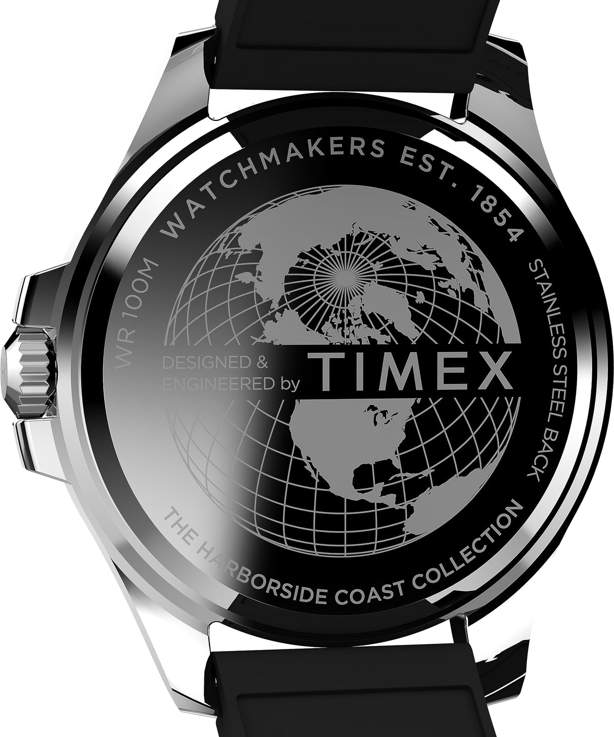Timex Trend - Reloj de 43 mm para hombre, correa de liberación rápida de dos piezas, esfera verde, caja en tono plateado TW2V91700
