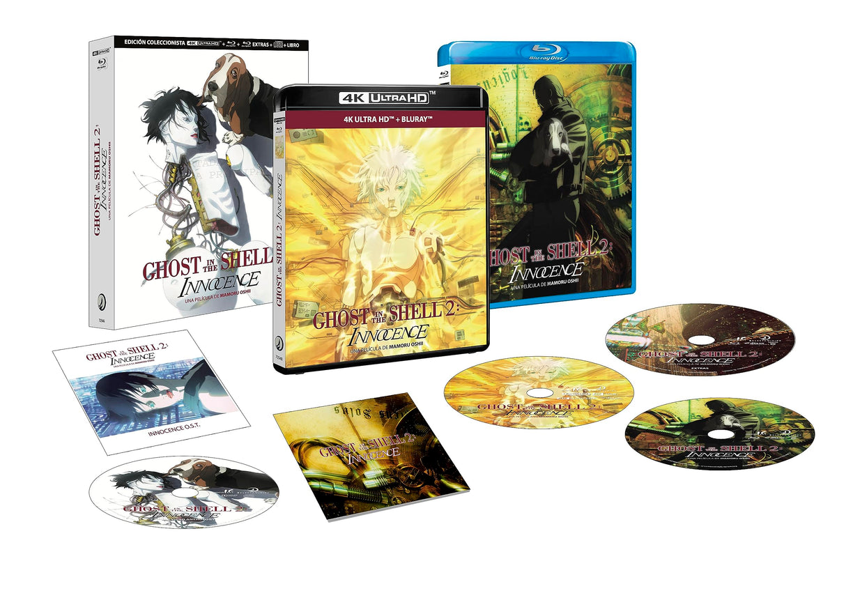Ghost in the Shell 2 Innocence Edición coleccionistas 4K + BLURAY + EXTRAS [Blu-ray]