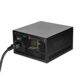 YEYIAN Pegasus 850W Fuente de Alimentación PC Modular 80+ Oro | PCI-E Gen 5 | ATX 12V Ver 3.0 | 80 Plus Gold | Cables Planos | Ventilador 140mm | PC Gaming Compatible RTX 4070 Ti / 4080/4090 (Negro)