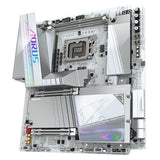 GIGABYTE Z890 AORUS Tachyon Ice Placa Base – Procesadores Intel Core Ultra (Serie 2), VRM de 18+1+2 Fases, hasta 9500 MHz DDR5 (O.C), 1 x PCIe 5.0 + 3 x PCIe 4.0, Wi-Fi 7, LAN 5 GbE, USB 3.2 Gen 2x2
