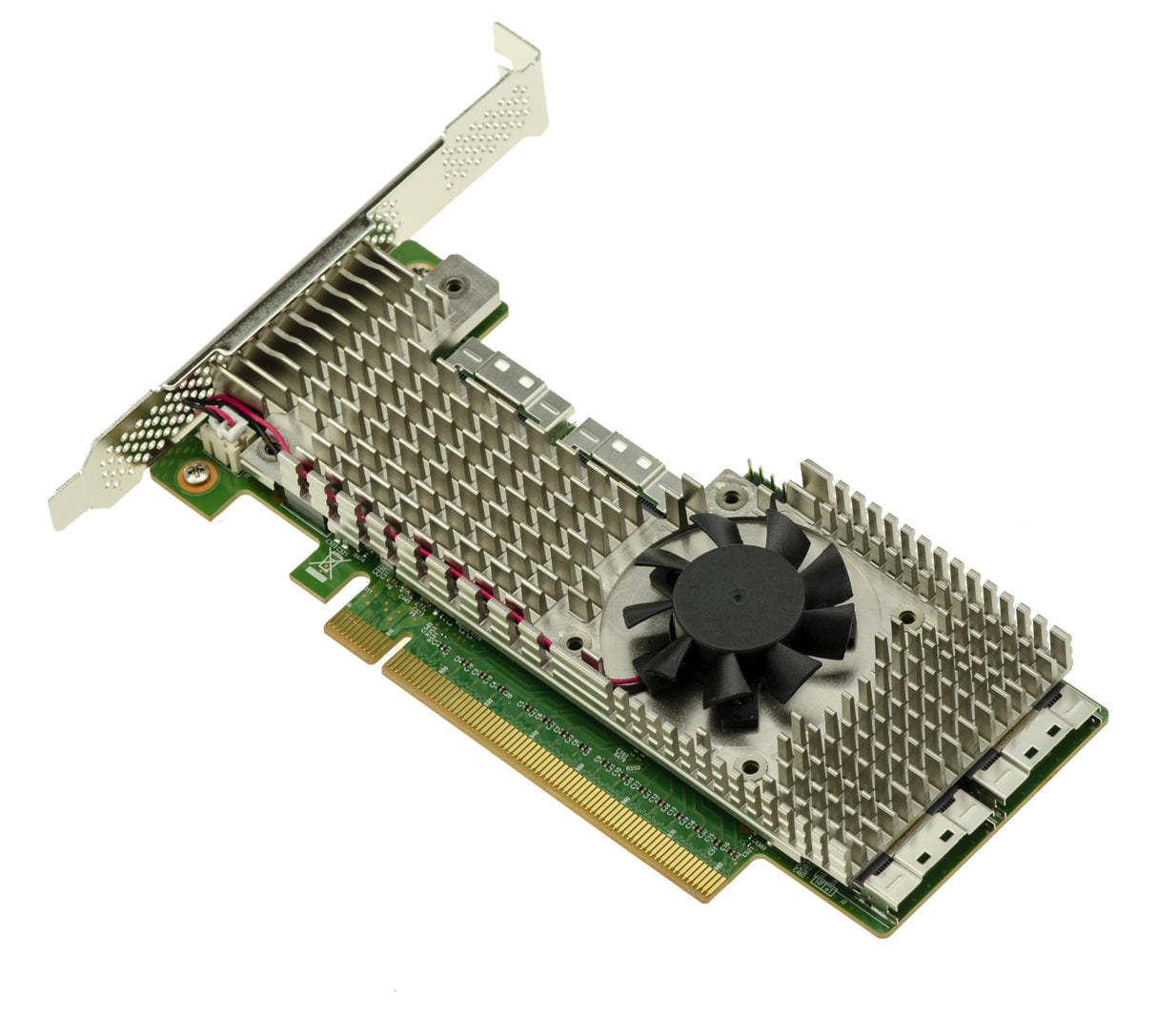 KALEA-INFORMATIQUE Tarjeta controladora Switch PCIe 4.0 con 4 Puertos SFF-8654 8i para controlar hasta 8 SSD NVMe M2 M3 U2 U3 o Placas PCIe añadidas, chipset Broadcom PEX88048.