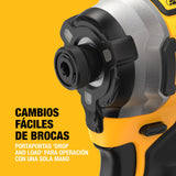 DEWALT 18V XR Atornillador de Impacto Compacto sin Escobillas, Unidad sin Batería, DCF850N-XJ