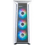 Cooler Master MasterBox 520 Mesh Caja PC - Media Torre ATX con 3 Ventiladores Preinstalados, Múltiples Configuraciones de Flujo de Aire, Paneles Frontal Mallado y Lateral TG, Controlador ARGB - Blanco