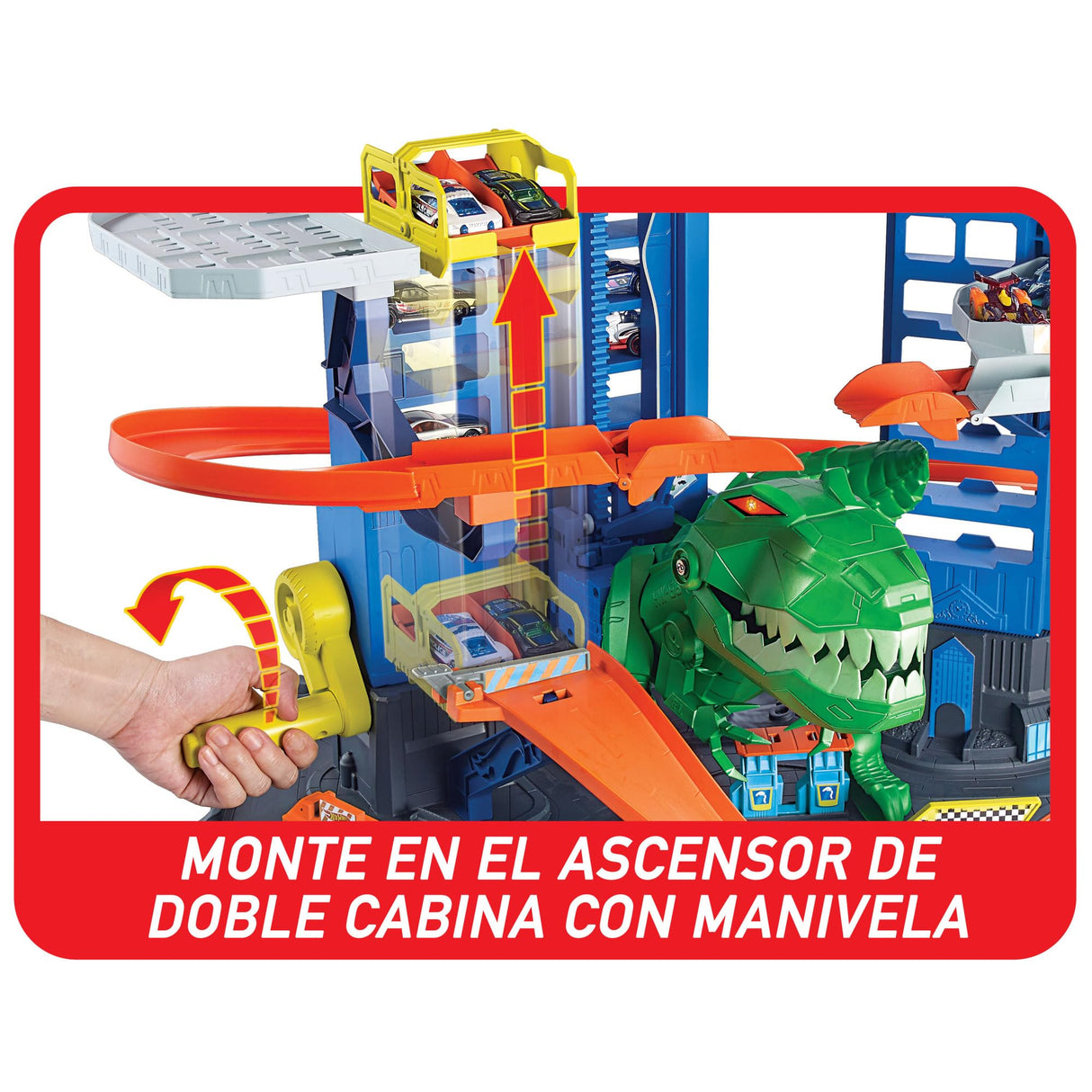 Hot Wheels Ultimate Garage, Garaje y Pista para Coches de Juguete (Mattel GJL14)