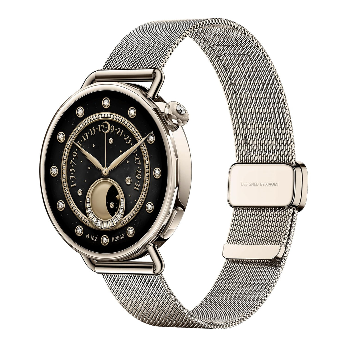 XIAOMI Watch S4 41mm, Smartwatch, Diámetro de 41 mm, Cuerpo Ultraligero de 32g, Pronóstico Menstrual, 150+ Modos Deportivos, Funciones de Seguridad, HyperOS 3, Correa milanesa (Dorado)