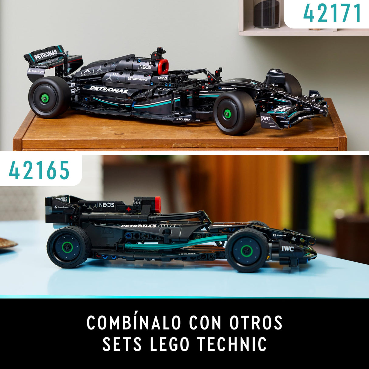LEGO Technic Mercedes-AMG F1 W14 E Performance Maqueta de Construcción de Coche de Carreras a Escala, Regalo de Cumpleaños para Hombres y Mujeres, Decoración para el Hogar o la Oficina 42171