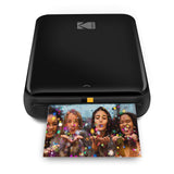 KODAK Step Impresora de fotos instantánea para smartphone - Mini portátil inalámbrica en color - Fotos adhesivas Zink 2x3” - Bluetooth compatible con iOS y Android - App de edición divertida - Negro