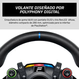 FANATEC CSL Elite Volante de Carreras, Base y Pedales Licencia Oficial Gran Turismo DD Pro Playstation – Volante Polyphony Digital, FluxBarrier Direct Drive, Juego de dos Pedales para PC, PS5, PS4
