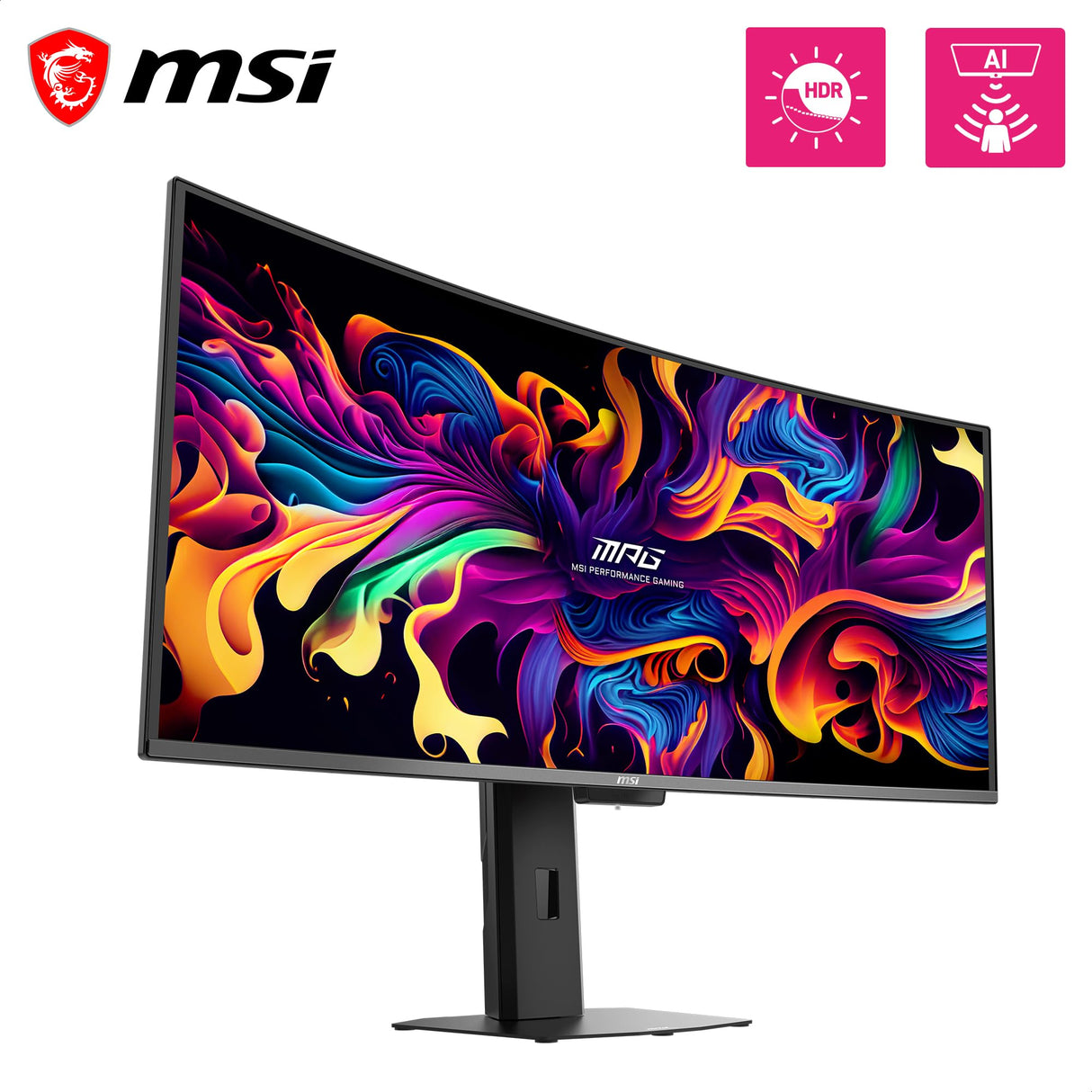 Msi Mpg 341cqrde QD-Oled X36 34 Zoll Uwqhd Curved Gaming Monitor 360 Hz (9s6-3de29A-002)