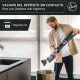 Hoover Aspiradora Escoba Sin Cable Potente con Corner Genie™ para Limpiar Todos los rincones, Accesorio para Mascotas, Cepillo Anti-Enredos, Luces LED, 2 Baterías [HFX]