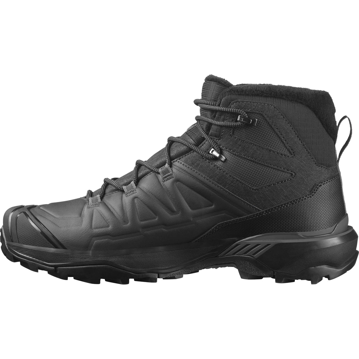 Salomon X Ultra Snowpilot Impermeables Zapatos de senderismo para Hombre, Estable para la nieve, Calidez duradera, Todo listo para el invierno, Black, 45 1/3