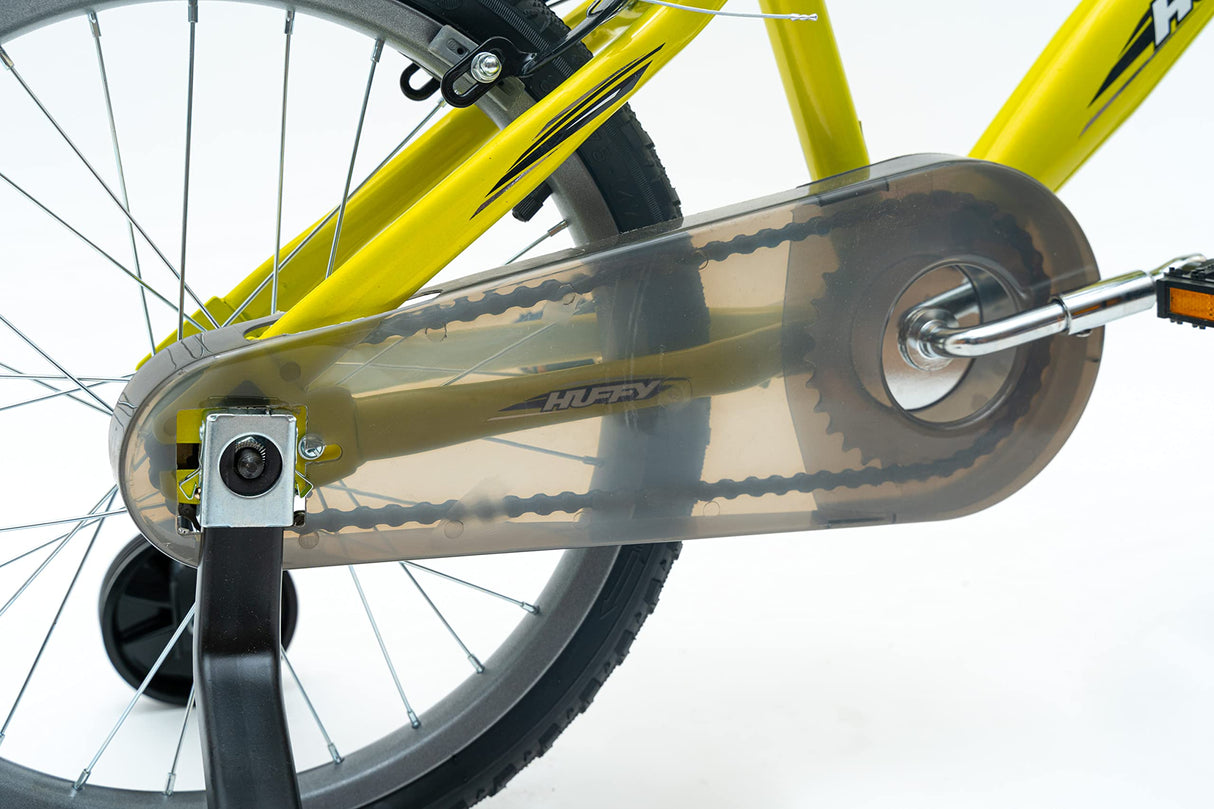Huffy Moto X para niños, Unisex Juvenil, Amarillo, 18 "