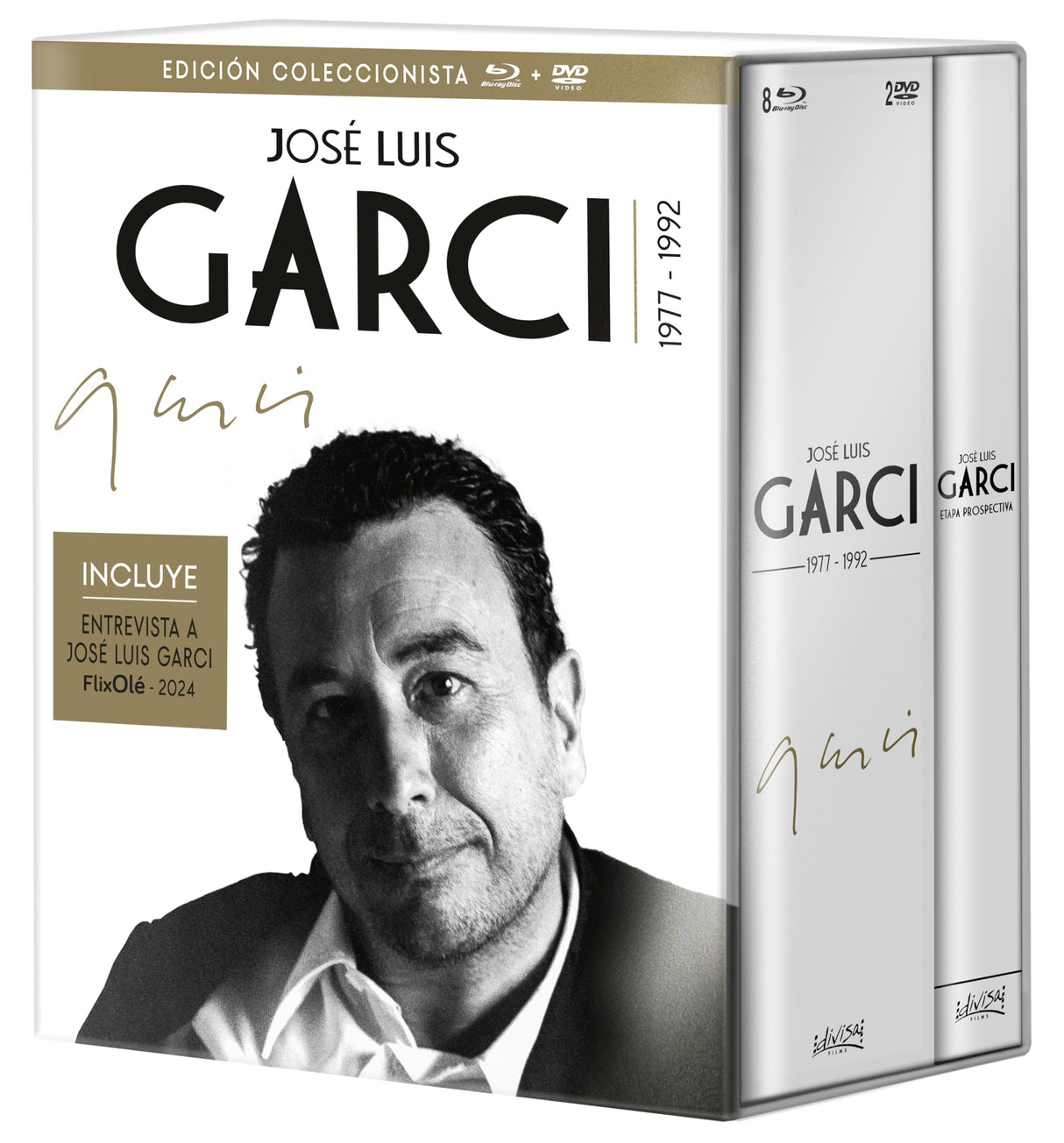 Jose Luis Garci - Edicion Coleccionista (1977-1992): Pack 8 Peliculas (Blu-ray) + Tv Serie: Historias Del Otro Lado (6 capítulos) (DVD) + Libro 330 Páginas